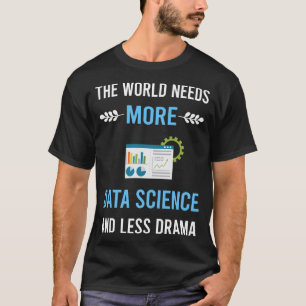 Less Drama Data Science T-Shirt