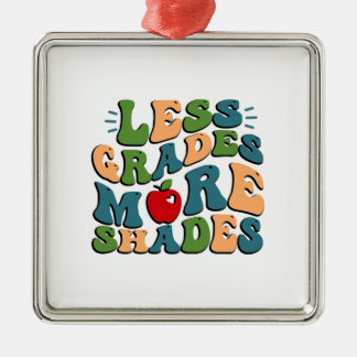 Less Grades More Shades Metal Tree Decoration