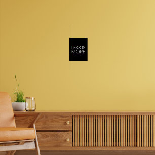Less Is More Poster