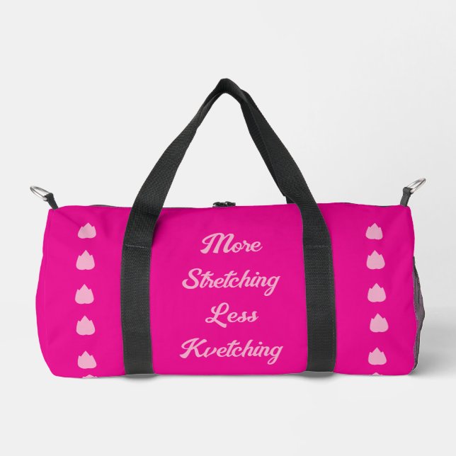Less Kvetching Gym Bag (Front)