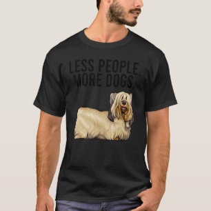 Less People More Dogs Skye Terrier Introvert T-Shirt