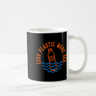 Less Plastic More Sea Coffee Mug