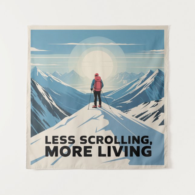 Less Scrolling, More Living Tapestry (Front)