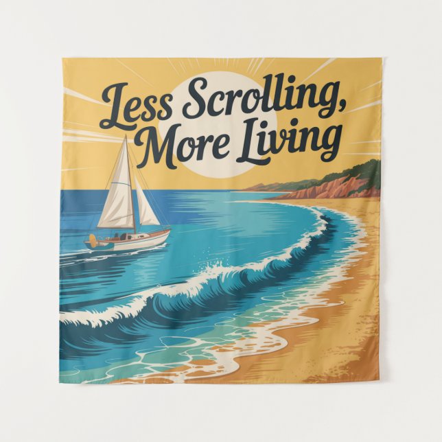 Less Scrolling, More Living Tapestry (Front)