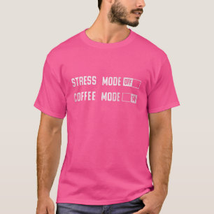 Less Stress More Coffee Men Women Vintage T-Shirt