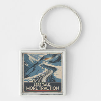 Less Talk. More Traction Key Ring
