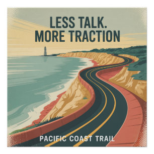 Less Talk. More Traction Poster