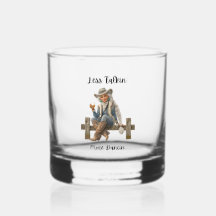 Less Talkin’ More Dancin’ Whiskey Glass
