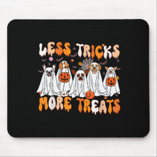 Less Tricks More Treats Soky Ghost Dogs Vet Tech  Mouse Mat