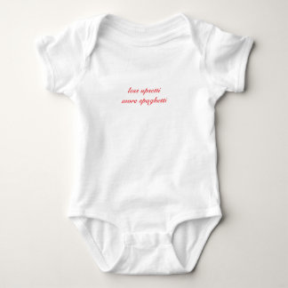 Less Upsetti More Spaghetti- Cotton Baby Bodysuit