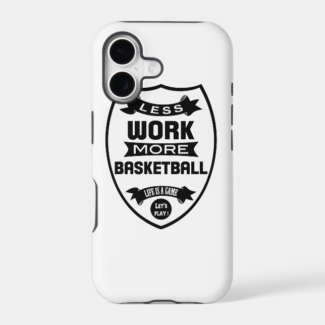 Less work more basketball (Back)