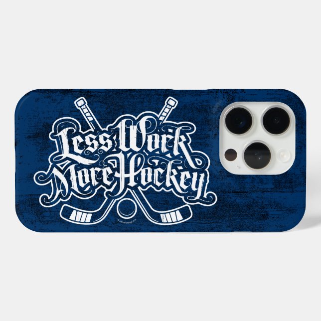 Less Work More Hockey Case-Mate iPhone Case (Back (Horizontal))