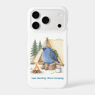 "Less Working, More Camping" Funny Bluebird