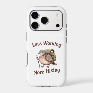 "Less Working, More Hiking" Funny Dove Bird