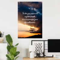 Less you respond to negative people sunset photo