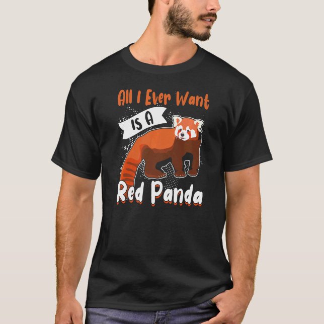 Lesser Red Panda T-Shirt (Front)