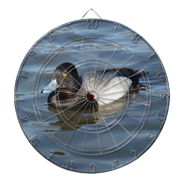 Lesser Scaup Duck Dartboard (Front)