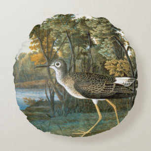 Lesser Yellowlegs Round Cushion
