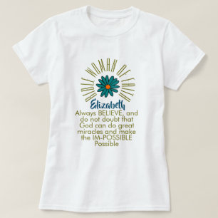 Lesson Fr Bible Women of Faith Elizabeth Christian T-Shirt