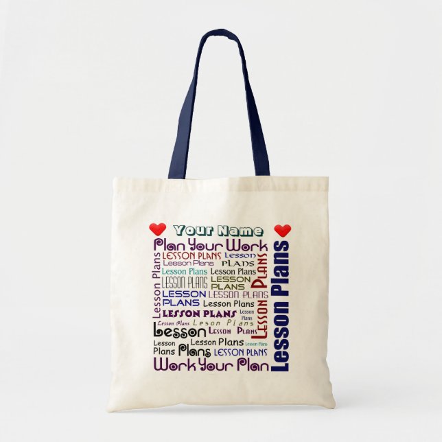 Lesson Plan Pouch Tote Bag (Front)