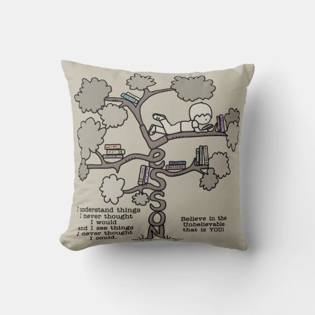 Lessons Learned Cushion (Front)