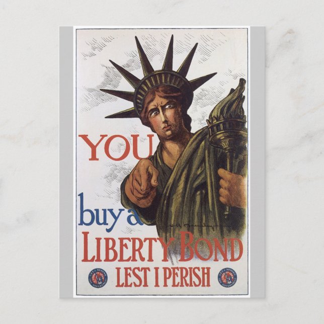 Lest I Perish World War 2 Postcard (Front)