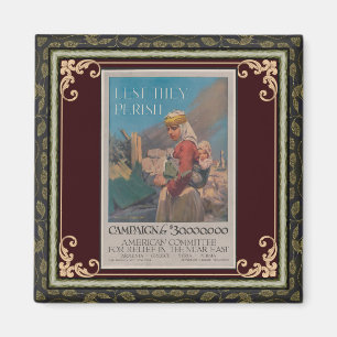 Lest They Perish Poster Magnet