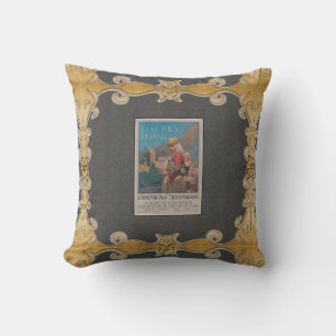 Lest They Perish Poster Throw Pillow