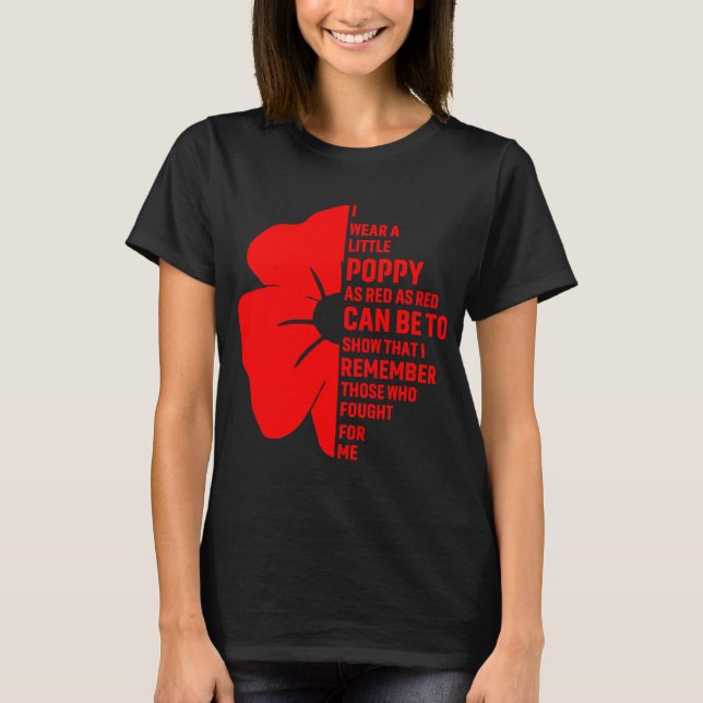Lest We Forget Anzac Day T-Shirt (Front)