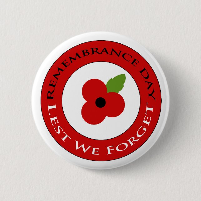 Lest we forget - Badge (Front)