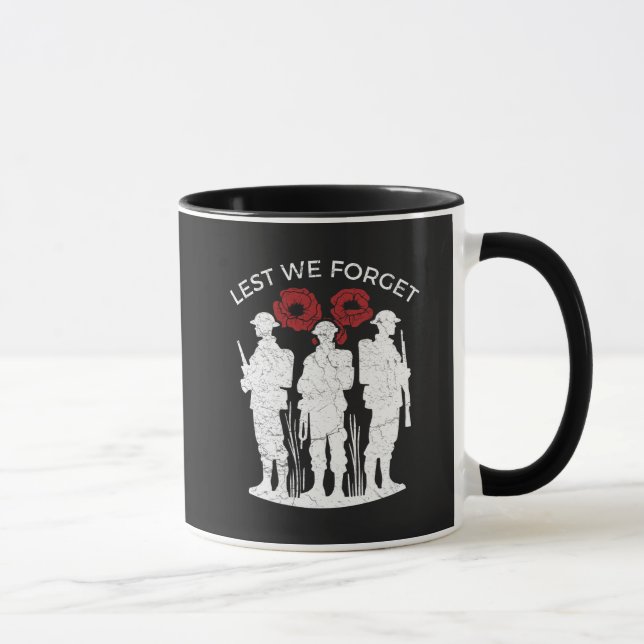 Lest We Forget  Mug (Right)