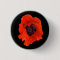 Lest We Forget Poppy Button