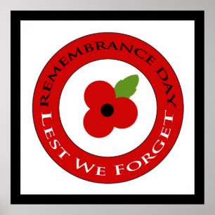 Lest we forget - Poster
