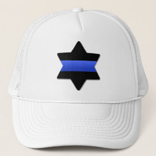 Lest We Forget - The Thin Blue Line Badge Trucker Hat