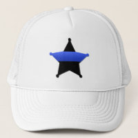 Lest We Forget - The Thin Blue Line Badge Trucker