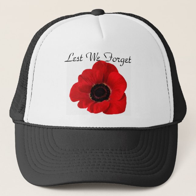 Lest We Forget Trucker Hat (Front)