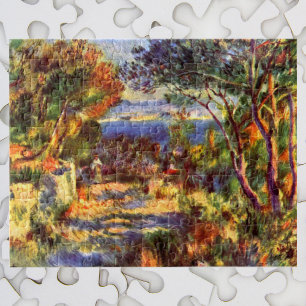 L'Estaque by Pierre Renoir, Vintage Impressionism Jigsaw Puzzle