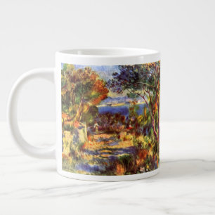 L'Estaque by Pierre Renoir, Vintage Impressionism Large Coffee Mug
