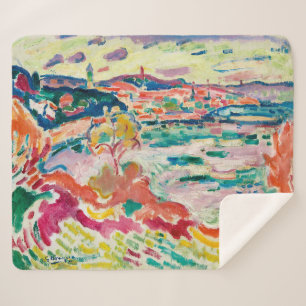 L'Estaque George Braque Sherpa Blanket
