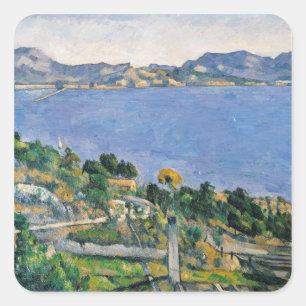 L'Estaque, View of the Bay of Marseilles Square Sticker