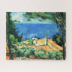 L'Estaque with Red Roofs by Paul Cezanne Jigsaw Puzzle