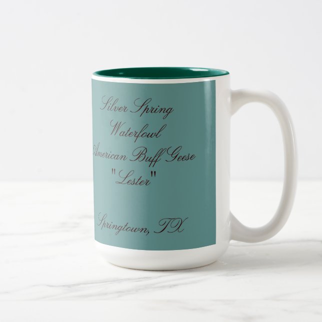 Lester Coffee Mug... Two-Tone Coffee Mug (Right)
