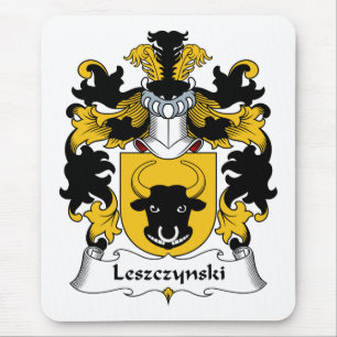 Leszczynski Family Crest Mouse Mat