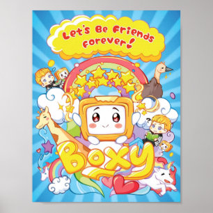 Let39;s Be Friends Forever Boxy Poster