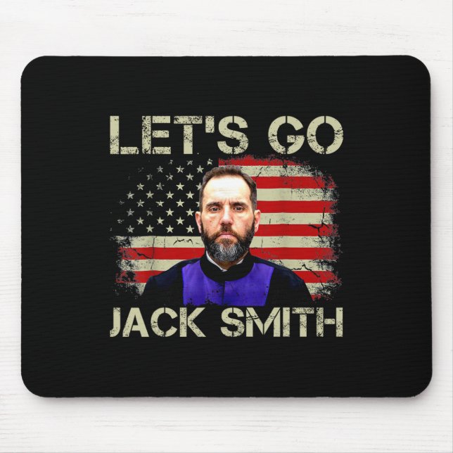 Let39s Go Jack Smith American Flag Summer  Mouse Mat (Front)