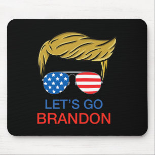 Let#39;s Go Brandon Chant Funny Biden Political Tr Mouse Mat