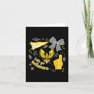 Let's Go Sollevare Retro Cheering School Spiri Card