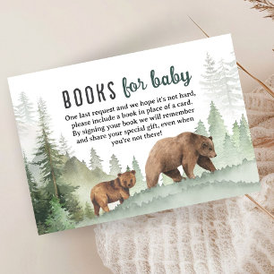 Let Adventure Begin Baby Shower Books For Baby Enclosure Card