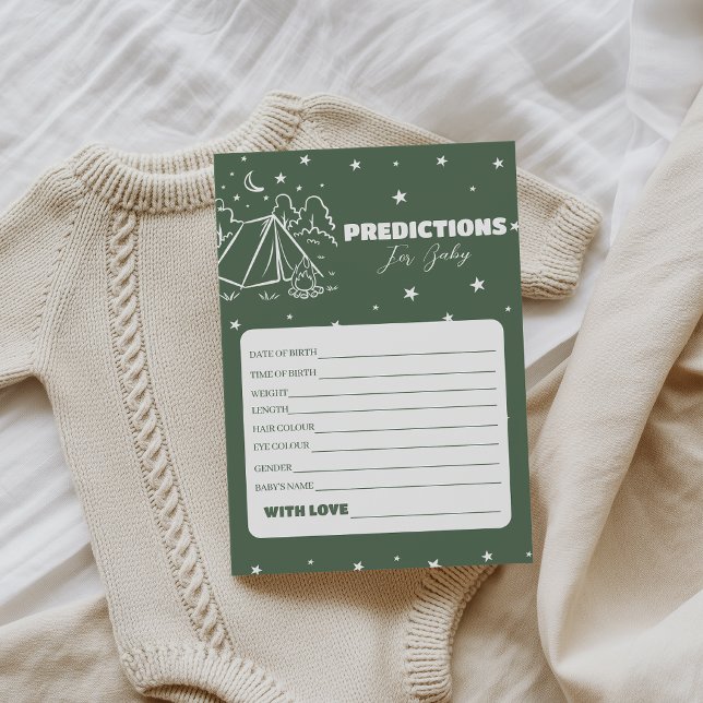 Let Adventure Begins Baby Predictions Game Invitation (Creator Uploaded)