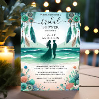 Let Aqua Sand Work Stacked Sea Glass Bridal Shower